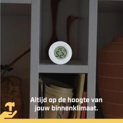 TM2 - Thermometer & Hygrometer - Luchtvochtigheidsmeter Voor Binnen/Koelkast - Wit - Incl Batterijen -Philips Hue Winkel 1200x1200 3188