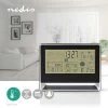 Nedis Weerstation - Binnen & Buiten - Inclusief Draadloze Weersensor - Weersvoorspelling - Barometer - Tijdweergave - Verlicht LCD-Scherm - Wekkerfunctie -Philips Hue Winkel 1200x1200 3192