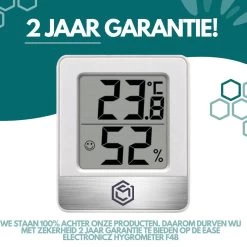 Ease Electronicz Hygrometer - Luchtvochtigheidsmeter - Digitaal Weerstation - Vochtigheidsmeter - Thermometer Voor Binnen - Inclusief Batterij -Philips Hue Winkel 1200x1200 3201