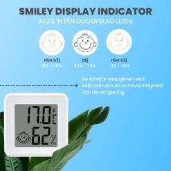 Infinite Goods Hygrometer Bluetooth - Digitale Weerstation - Luchtvochtigheidsmeter - Thermometer Voor Binnen - Vochtmeter - Gratis App - Incl. Batterij -Philips Hue Winkel 1200x1200 3209