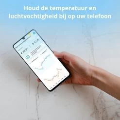 Infinite Goods Hygrometer Bluetooth - Digitale Weerstation - Luchtvochtigheidsmeter - Thermometer Voor Binnen - Vochtmeter - Gratis App - Incl. Batterij -Philips Hue Winkel 1200x1200 3211