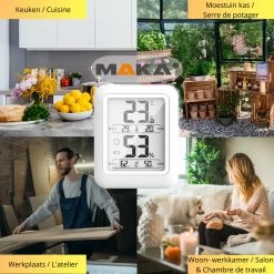 MAKA Digitale Hygrometer - Thermometer Binnen - Luchtvochtigheidsmeter 10 MAKA Digitale Hygrometer - Thermometer Binnen - Luchtvochtigheidsmeter -Philips Hue Winkel 1200x1200 3233