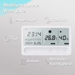 Qitch&Quisine Thermometer En Hygrometer - Oplaadbare Digitale Luchtvochtigheidsmeter - Thermometer Binnen - 2 In 1 -Philips Hue Winkel 1200x1200 3253