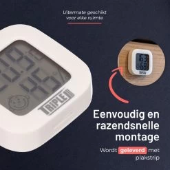 Triple J® Hygrometer - Thermometer Binnen Digitaal - Hygrometer Binnen - Incl. Batterij En Plakstrip 16 Triple J® Hygrometer - Thermometer Binnen Digitaal - Hygrometer Binnen - Incl. Batterij En Plakstrip -Philips Hue Winkel 1200x1200 3272