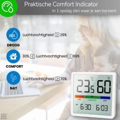 YUCONN Hygrometer - Luchtvochtigheidsmeter - Digitaal Weerstation - Binnen 18 YUCONN Hygrometer - Luchtvochtigheidsmeter - Digitaal Weerstation - Binnen -Philips Hue Winkel 1200x1200 3276