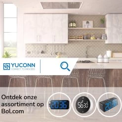 YUCONN Hygrometer - Luchtvochtigheidsmeter - Digitaal Weerstation - Binnen 23 YUCONN Hygrometer - Luchtvochtigheidsmeter - Digitaal Weerstation - Binnen -Philips Hue Winkel 1200x1200 3279