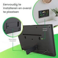 AXIMO Weerstation Binnen En Buiten – Draadloos Weerstation Met Buitensensor - Touchscreen Kleurendisplay - Binnen- En Buitentemperatuur - Barometer - Weersvoorspelling 15 AXIMO Weerstation Binnen En Buiten – Draadloos Weerstation Met Buitensensor - Touchscreen Kleurendisplay - Binnen- En Buitentemperatuur - Barometer - Weersvoorspelling -Philips Hue Winkel 1200x1200 3302