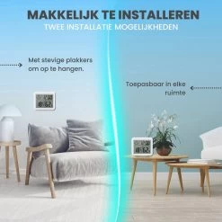 Infinite Goods Hygrometer - Weerstation - Luchtvochtigheidsmeter - Thermometer Voor Binnen - Vochtmeter - 2 In 1 - Incl. Batterij -Philips Hue Winkel 1200x1200 3312