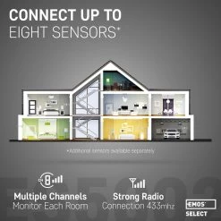 EMOS Weerstation, Draadloos Binnen- En Buitenweersysteem Met Kleurendisplay, Bewaakt Tijd & Datum, Temperatuur, Luchtvochtigheid, Luchtdruk, Comfort & Hitte-index, 12-24 Uursvoorspelling 17 EMOS Weerstation, Draadloos Binnen- En Buitenweersysteem Met Kleurendisplay, Bewaakt Tijd & Datum, Temperatuur, Luchtvochtigheid, Luchtdruk, Comfort & Hitte-index, 12-24 Uursvoorspelling -Philips Hue Winkel 1200x1200 3334