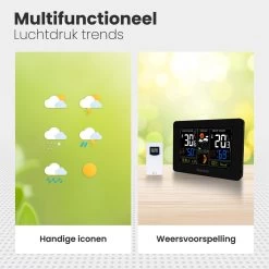 Auronic Weerstation - Draadloos - Binnen En Buiten - Met Sensor - 60M Bereik - Zwart 17 Auronic Weerstation - Draadloos - Binnen En Buiten - Met Sensor - 60M Bereik - Zwart -Philips Hue Winkel 1200x1200 3340