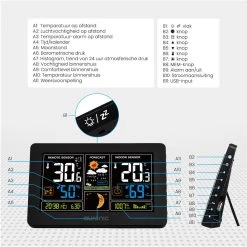 Auronic Weerstation - Draadloos - Binnen En Buiten - Met Sensor - 60M Bereik - Zwart 18 Auronic Weerstation - Draadloos - Binnen En Buiten - Met Sensor - 60M Bereik - Zwart -Philips Hue Winkel 1200x1200 3341