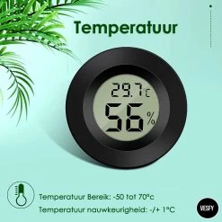 Mini Thermometer Met Hygrometer Luchtvochtigheidsmeter - Incl Batterij - Hygrometer Binnen - Thermometer Binnen - Weerstation -Philips Hue Winkel 1200x1200 3361