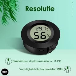 Mini Thermometer Met Hygrometer Luchtvochtigheidsmeter - Incl Batterij - Hygrometer Binnen - Thermometer Binnen - Weerstation -Philips Hue Winkel 1200x1200 3362