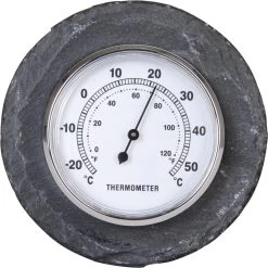 ESSCHERT DESIGN Leisteen Thermometer Rond