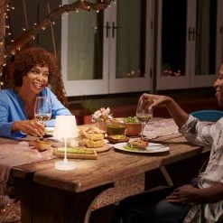 Briloner Leuchten - LED Buiten Tafellamp - Touch - 3W - IP44 - Draadloze - Batterij - Wit - Ø30cm -Philips Hue Winkel 1200x1200 3415