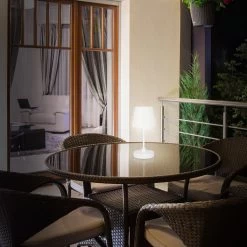 Briloner Leuchten - LED Buiten Tafellamp - Touch - 3W - IP44 - Draadloze - Batterij - Wit - Ø30cm -Philips Hue Winkel 1200x1200 3416