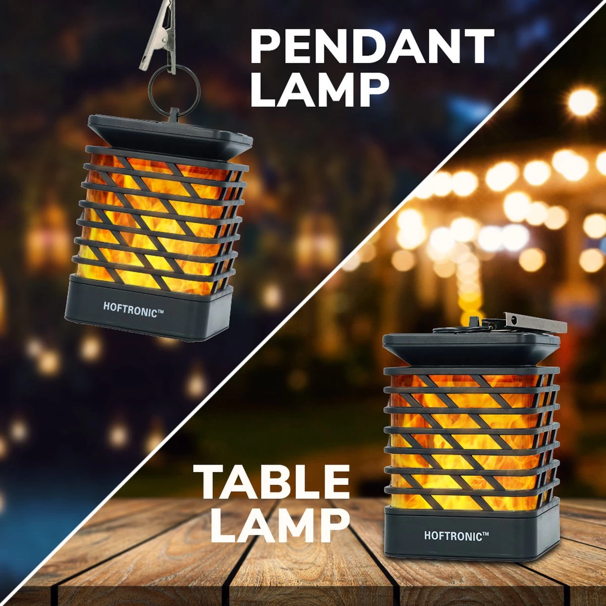 HOFTRONIC 2 Stuks Tuinlantaarn Amelia - Solar Lantaarn Lampion Met Vlam Effect Kaarslamp Windlicht Zwart IP65 Waterdicht Solar Tafellamp Buiten En Hanglamp. Super Realistische Fakkellamp - Tuinverlichting Op Zonne Energie Buitenlamp 8 HOFTRONIC 2 Stuks Tuinlantaarn Amelia - Solar Lantaarn Lampion Met Vlam Effect Kaarslamp Windlicht Zwart IP65 Waterdicht Solar Tafellamp Buiten En Hanglamp. Super Realistische Fakkellamp - Tuinverlichting Op Zonne Energie Buitenlamp - Afbeelding 6