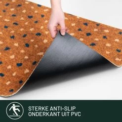Antislip Deurmat Binnen Studio M - OPTIBRUSH - Droogloopmat Binnen - 55X80 Cm - Oranje Met Stippels - Optimale Buitenmat/Deurmat Buiten - Droogloopmat Buiten - Mat Voordeur - Inloopmat -Philips Hue Winkel 1200x1200 3446
