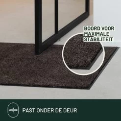 Deurmat Studio M - OPTICLEAN - Droogloopmat Binnen - 60X80 Cm - Bruin - Verschillende Afmetingen En Kleuren -Philips Hue Winkel 1200x1200 3452
