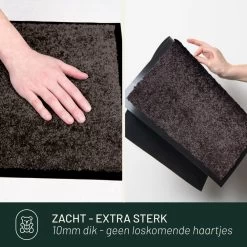 Deurmat Studio M - OPTICLEAN - Droogloopmat Binnen - 60X80 Cm - Bruin - Verschillende Afmetingen En Kleuren -Philips Hue Winkel 1200x1200 3453