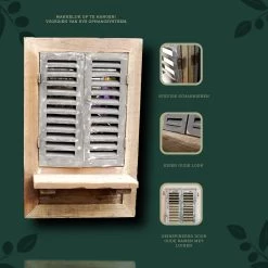 Wandspiegel Louvre Vensterbank Bruin Spiegel Met Luiken Huis En Tuin -Philips Hue Winkel 1200x1200 3463