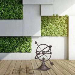 Relaxdays Zonnewijzer Tuin - Gietijzer - Tuindecoratie - Weerbestendig - Zonneklok Antiek -Philips Hue Winkel 1200x1200 3467