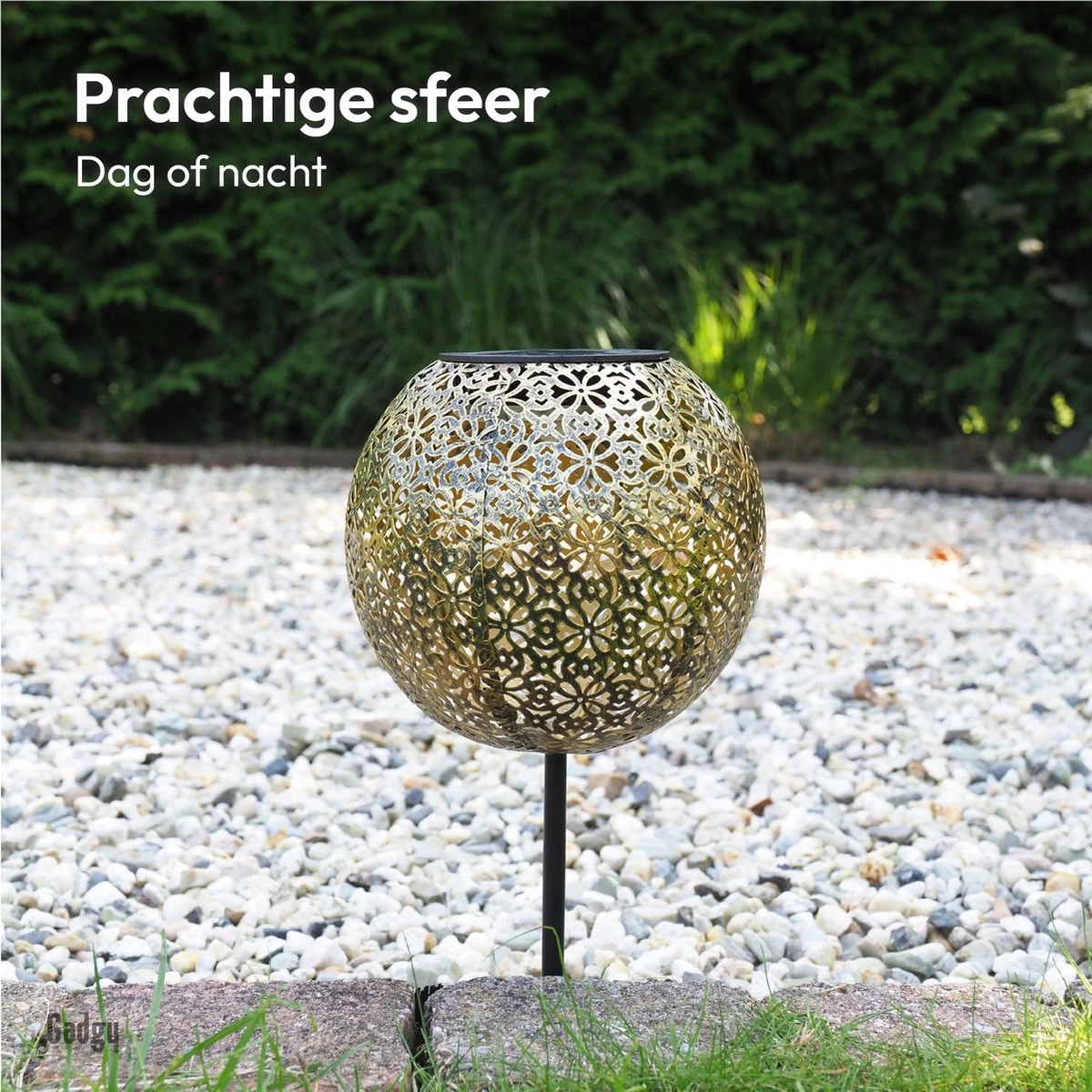 Gadgy Solar Tuinpad Met Grondspies - Solar Tuinverlichting Set Van 2 St. - Tuinfakkel 34CM Hoog - Tuinverlichting Op Zonneenergie Buiten - Led Buitenverlichting Met Sensor - Tuinsteker - Brons Kleurig Metaal 10 Gadgy Solar Tuinpad Met Grondspies - Solar Tuinverlichting Set Van 2 St. - Tuinfakkel 34CM Hoog - Tuinverlichting Op Zonneenergie Buiten - Led Buitenverlichting Met Sensor - Tuinsteker - Brons Kleurig Metaal - Afbeelding 8