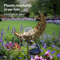 Gadgy Solar Maan Lamp Met Grondspies - Solar Tuinverlichting Set Van 2 St. - Tuinverlichting Op Zonneenergie Buiten - Led Buitenverlichting Met Sensor - Tuinfakkel 88 Cm Hoog - Tuinsteker - Brons - Metaal -Philips Hue Winkel 1200x1200 3598