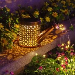 Lardic Solar Tuinlamp Met Grondspies – Solar Tuinverlichting – Brons Kleurig Metaal – Tuinverlichting Op Zonneenergie Buiten – Led Buitenverlichting Met Sensor - Tuinfontein - Tuinfakkel / Tuinsteker / Tuinlantaarn -Philips Hue Winkel 1200x1200 3604