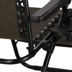 Springos Tuinstoel | Ligstoel | Opvouwbaar | Verstelbaar | Ergonomische Hoofdsteun | Bruin / Zwart -Philips Hue Winkel 1200x1200 363