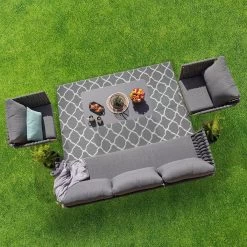 LifeGoods Buitenkleed - 120x180CM - Tuintapijt - Omkeerbaar - Incl. Draagtas - Met Patroon - Grijs/Wit -Philips Hue Winkel 1200x1200 3631