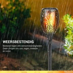 TIGIOO Solar Tuinverlichting - XL Tuinlamp Lantaarn Buitenverlichting Op Zonne Energie - Tuinlamp 2 PACK -Philips Hue Winkel 1200x1200 3642