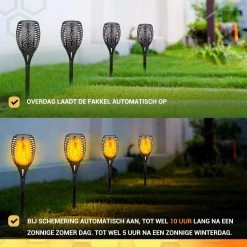 TIGIOO Solar Tuinverlichting - XL Tuinlamp Lantaarn Buitenverlichting Op Zonne Energie - Tuinlamp 2 PACK -Philips Hue Winkel 1200x1200 3644