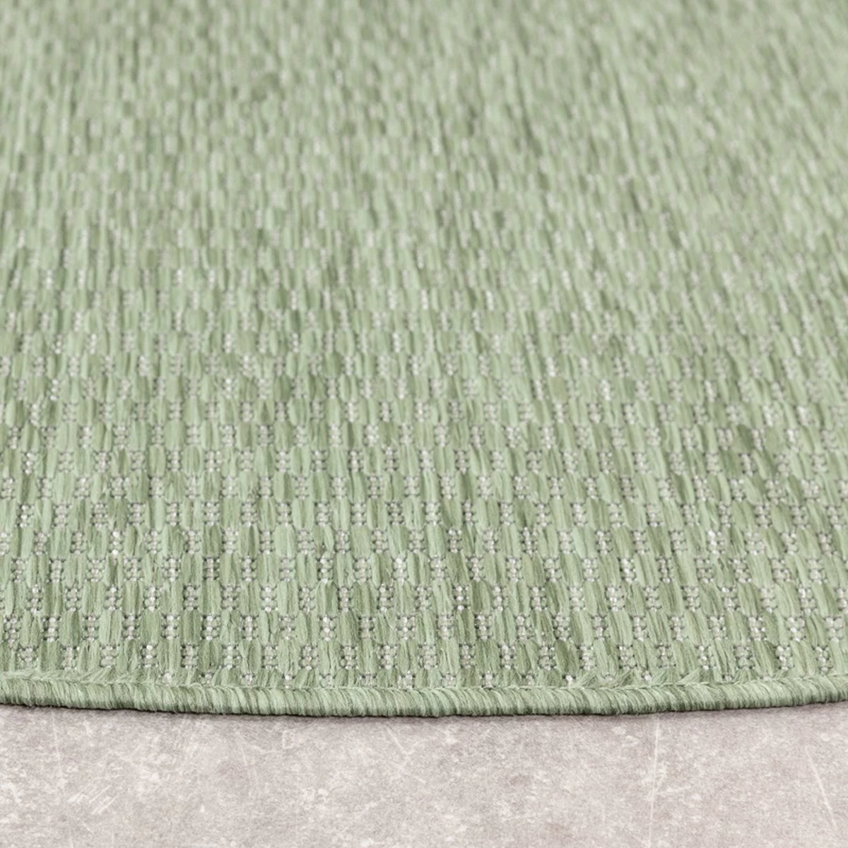 Rond Buitenkleed - Costa Groen Ø 100cm 5 Rond Buitenkleed - Costa Groen Ø 100cm - Afbeelding 3