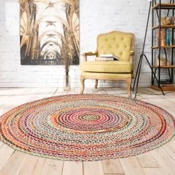 Casa Moro - Jute Vloerkleed Tamani Kleurrijk Ø 120cm | Tapijt In Boho-stijl Van 100% Natuurlijke Vezel Jute & Katoen, Handgevlochten 9 Casa Moro - Jute Vloerkleed Tamani Kleurrijk Ø 120cm | Tapijt In Boho-stijl Van 100% Natuurlijke Vezel Jute & Katoen, Handgevlochten -Philips Hue Winkel 1200x1200 3681