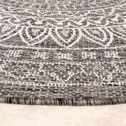 Rond Buitenkleed - Summer Azteca Grijs Ø 100cm -Philips Hue Winkel 1200x1200 3683