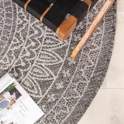 Rond Buitenkleed - Summer Azteca Grijs Ø 100cm -Philips Hue Winkel 1200x1200 3685