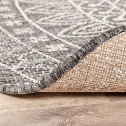 Rond Buitenkleed - Summer Azteca Grijs Ø 100cm -Philips Hue Winkel 1200x1200 3688