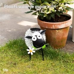 Gadgy Solar Tuinverlichting Schaap - Tuinlantaarn Wit En Gekleurd Led Licht Met Leuk Schaduweffect - Dag/Nacht Sensor - 27.5x16x22.5CM - Buitenlamp Zonne Energie - Metaal - Wit -Philips Hue Winkel 1200x1200 3702