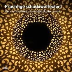 Gadgy Solar Lantaarn Rond Wit - Solar Tuinverlichting Op Zonneenergie - Led Buitenverlichting Met Dag/nacht Sensor - Tuinlantaarn - Hanglamp - Tafellamp Metaal - 20 X Ø17.5 Cm -Philips Hue Winkel 1200x1200 3705