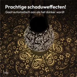 Gadgy Solar Lantaarn Mat Wit - Tafellamp Set Van 2 - Solar Tuinverlichting Op Zonneenergie - Led Buitenverlichting Met Dag/Nacht Sensor - Hanglamp - Tuinlantaarn - Metaal - 23 X Ø17.5CM -Philips Hue Winkel 1200x1200 3728