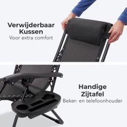 LifeGoods Opvouwbare Tuinstoelen - Verstelbaar Zonnescherm - 2 Stuks - 30°-90° Verstelbaar - Metaal - Zwart 17 LifeGoods Opvouwbare Tuinstoelen - Verstelbaar Zonnescherm - 2 Stuks - 30°-90° Verstelbaar - Metaal - Zwart -Philips Hue Winkel 1200x1200 375