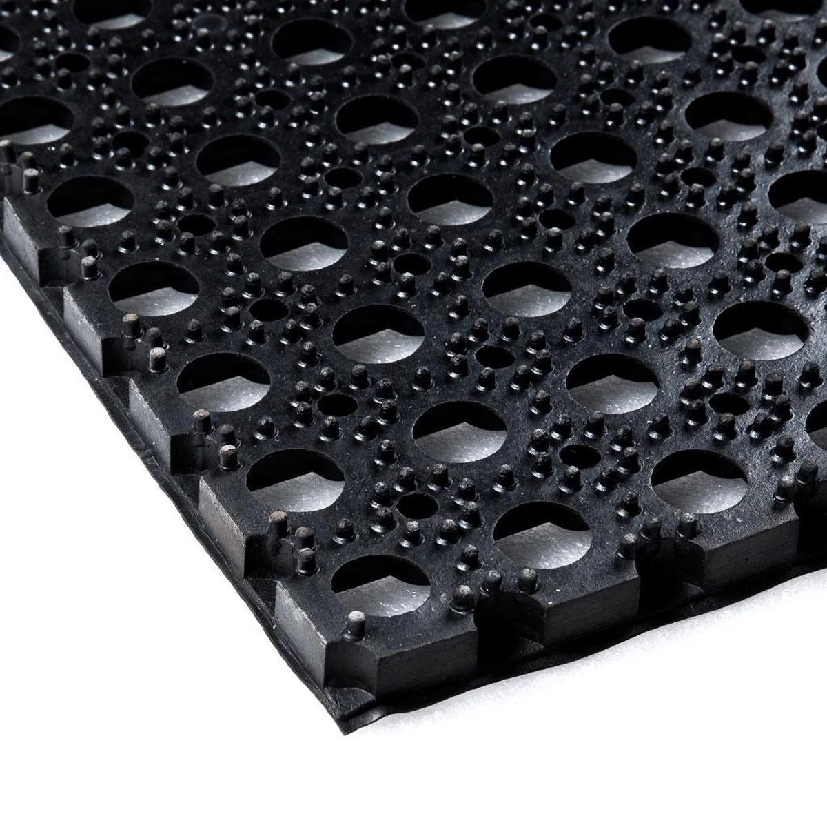 Rubber Ringmat 50 X 80 Cm - Deurmat Voor Binnen En Buiten 4 Rubber Ringmat 50 X 80 Cm - Deurmat Voor Binnen En Buiten - Afbeelding 2