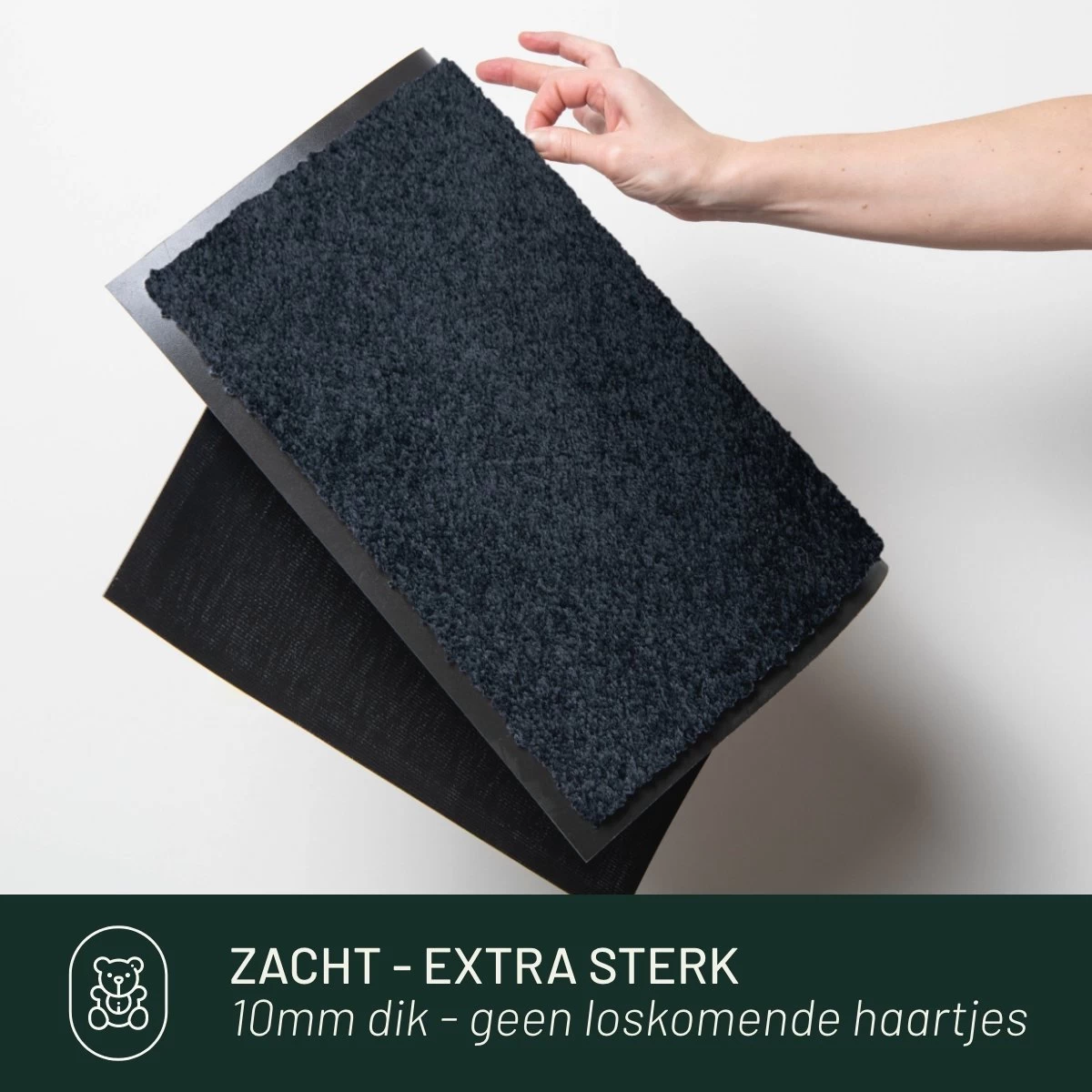 Deurmat Binnen Studio M - CLASSIC PRO - Droogloopmat Binnen 60x80 Cm - ZWART - Schoonloopmat - Antislip Deurmat - Inloopmat - Deurmat Voor Binnen Of Buiten - Verschillende Afmetingen En Kleuren 4 Deurmat Binnen Studio M - CLASSIC PRO - Droogloopmat Binnen 60x80 Cm - ZWART - Schoonloopmat - Antislip Deurmat - Inloopmat - Deurmat Voor Binnen Of Buiten - Verschillende Afmetingen En Kleuren - Afbeelding 2