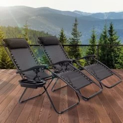 LifeGoods Opvouwbare Tuinstoelen - Verstelbaar Zonnescherm - 2 Stuks - 30°-90° Verstelbaar - Metaal - Zwart 20 LifeGoods Opvouwbare Tuinstoelen - Verstelbaar Zonnescherm - 2 Stuks - 30°-90° Verstelbaar - Metaal - Zwart -Philips Hue Winkel 1200x1200 378