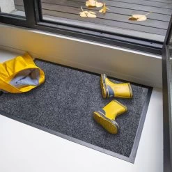Deurmat Binnen Studio M - CLASSIC PRO - Droogloopmat Binnen 50x80 Cm - DONKERGRIJS/ANTRACIET - Schoonloopmat - Antislip Deurmat - Inloopmat - Deurmat Voor Binnen Of Buiten - Verschillende Afmetingen En Kleuren