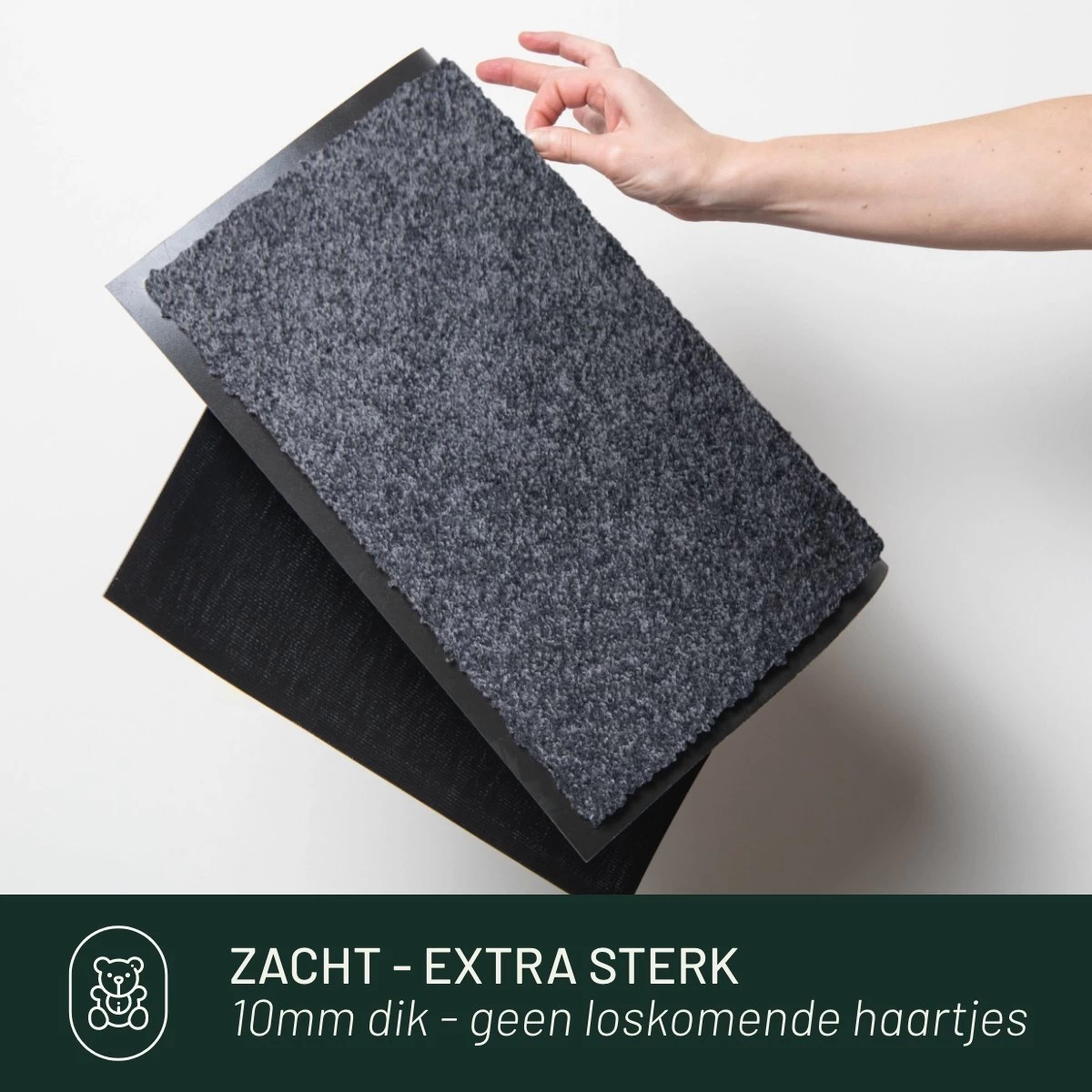 Deurmatten Set 2 Stuks Studio M - CLASSIC PRO - Deurmat Binnen 60x80 Cm - DONKERGRIJS/ANTRACIET - Schoonloopmat - Antislip Deurmat - Droogloopmat Binnen 12 Deurmatten Set 2 Stuks Studio M - CLASSIC PRO - Deurmat Binnen 60x80 Cm - DONKERGRIJS/ANTRACIET - Schoonloopmat - Antislip Deurmat - Droogloopmat Binnen - Afbeelding 10