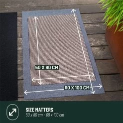 Antislip Deurmat Buiten Studio M - OUTDOOR - Buitenmat - 60x100cm - Zwart - All-Weather Deurmat - Droogloopmat Buiten - UV-/Chloor-/Zoutwaterbestendig - Geschikt Voor Aan Buitendeur, Zwembad, Sauna, Buitendouche, BBQ, Camping -Philips Hue Winkel 1200x1200 3949