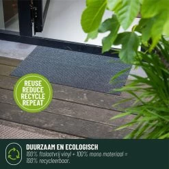 Antislip Deurmat Buiten Studio M - OUTDOOR - Buitenmat - 60x100cm - Zwart - All-Weather Deurmat - Droogloopmat Buiten - UV-/Chloor-/Zoutwaterbestendig - Geschikt Voor Aan Buitendeur, Zwembad, Sauna, Buitendouche, BBQ, Camping -Philips Hue Winkel 1200x1200 3950