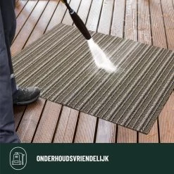 Antislip Deurmat Buiten Studio M - OUTDOOR - Buitenmat - 60x100cm - Zwart - All-Weather Deurmat - Droogloopmat Buiten - UV-/Chloor-/Zoutwaterbestendig - Geschikt Voor Aan Buitendeur, Zwembad, Sauna, Buitendouche, BBQ, Camping -Philips Hue Winkel 1200x1200 3952